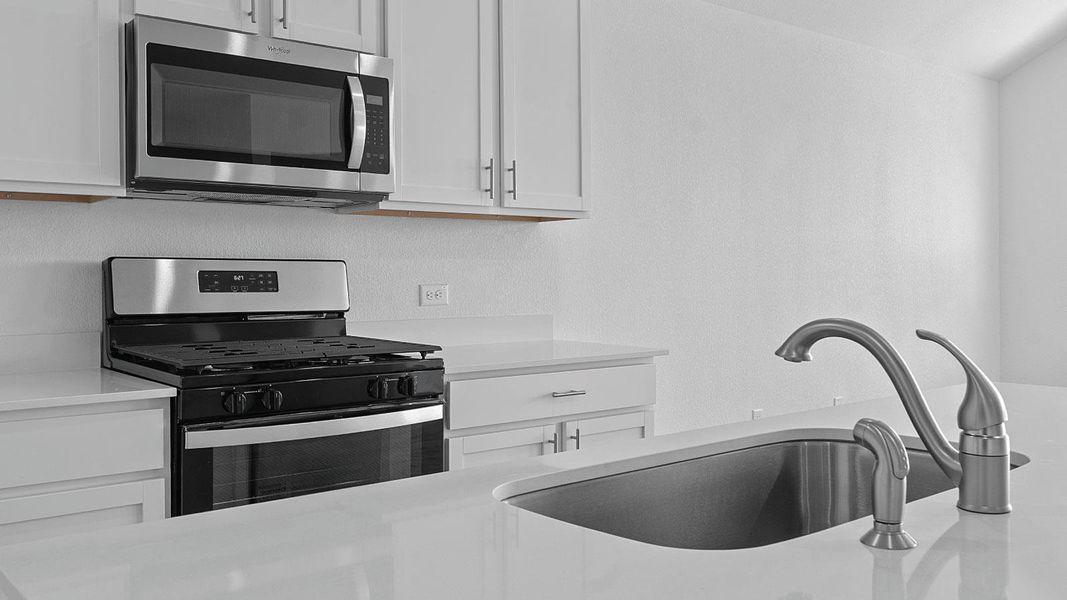 Close-up of interior finishes inside a home in Prairie Lakes, Buda (Image 16).