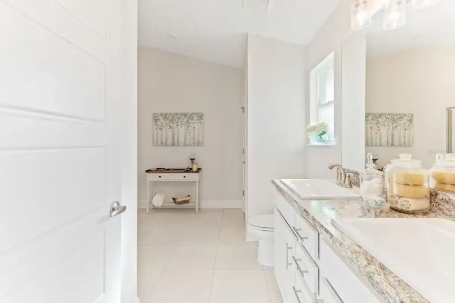 Representative furnished interior of a home built from the 1820 by Adams Homes in Flagler Estates, Hastings (Image 43).