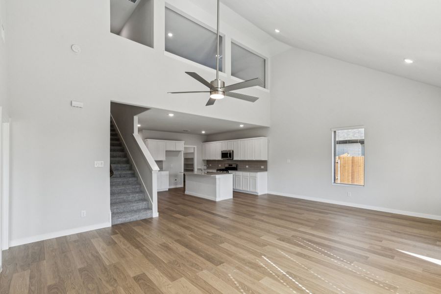 Open First Floor in the Winters home plan by Trophy Signature Homes – REPRESENTATIVE PHOTO