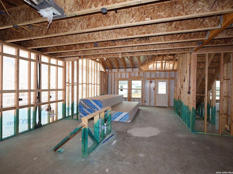 In-progress construction of a new home in Greenspoint Heights, Seguin, TX (Image 34).