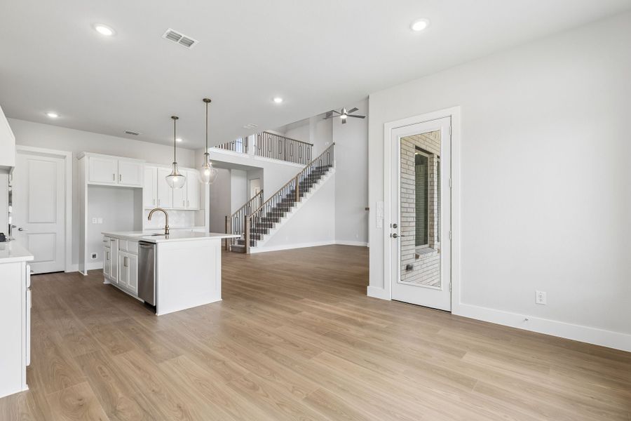 Furnished interior view inside a new home in Painted Tree Lakeside, McKinney (Image 6).
