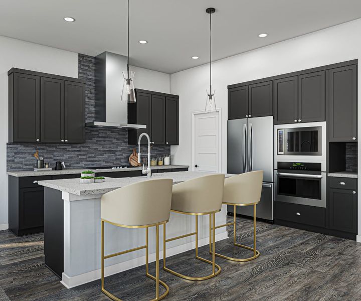 Furnished interior view inside a new home in Park Central, Georgetown (Image 6).