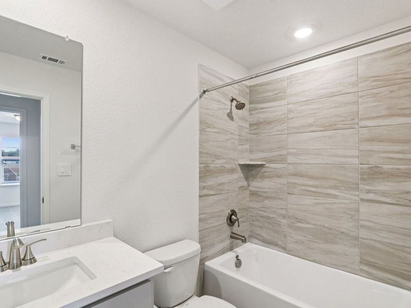 Furnished interior view inside a new home in Prairie Winds - Executive Collection, Hutto (Image 7).