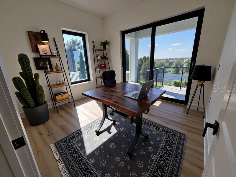Furnished interior view inside a new home in , Flagler Beach (Image 49).