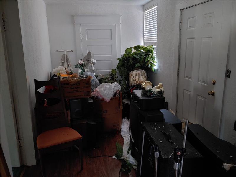 Washer and dryer area with storage Washer and dryer area with storage