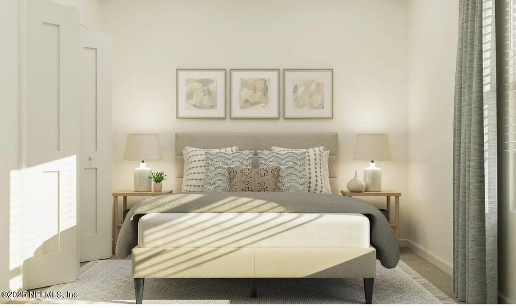 Furnished interior view inside a new home in Tributary: Tributary Royal Collection, Yulee (Image 17).