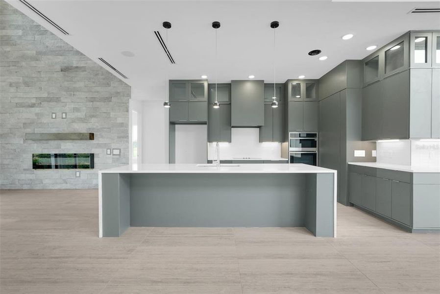 Furnished interior view inside a new home in Hampton Green at Providence, Davenport (Image 15).