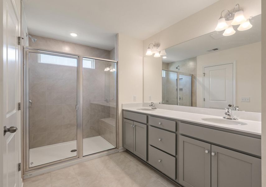 Furnished interior view inside a new home in The Landings at Montague, Goose Creek (Image 16).