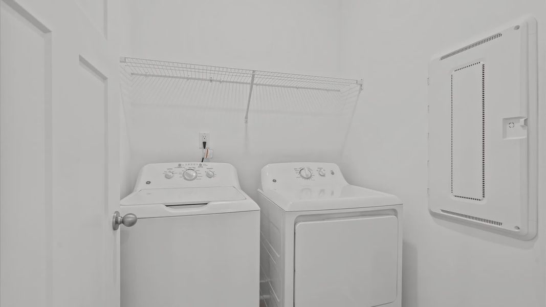 Furnished interior view inside a new home in Pelham Crossing Villas, Greenville (Image 15).