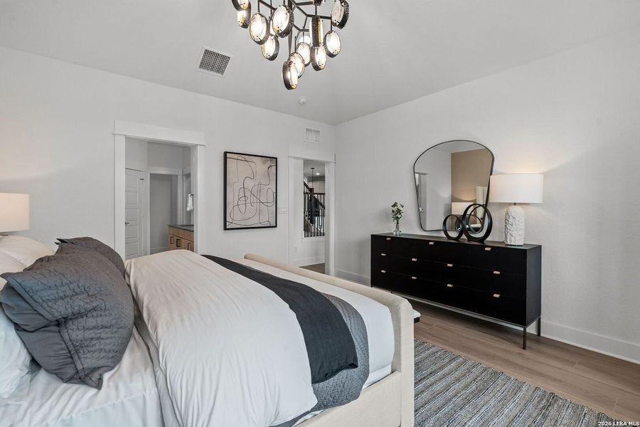 Furnished interior view inside a new home in Bison Ridge, San Antonio (Image 14).