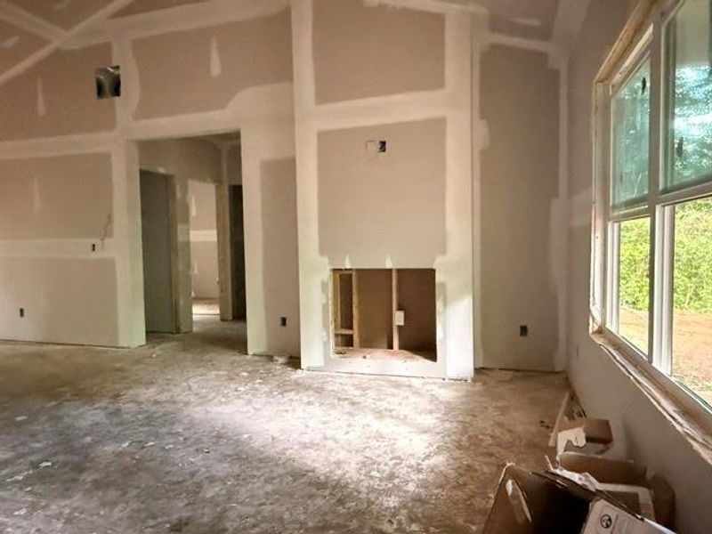 In-progress construction of a new home in , Hiram, GA (Image 5).