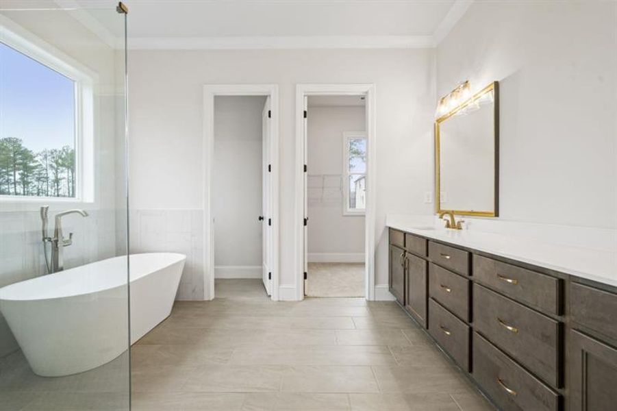 Furnished interior view inside a new home in , Marietta (Image 17). Furnished interior view inside a new home in , Marietta (Image 17).