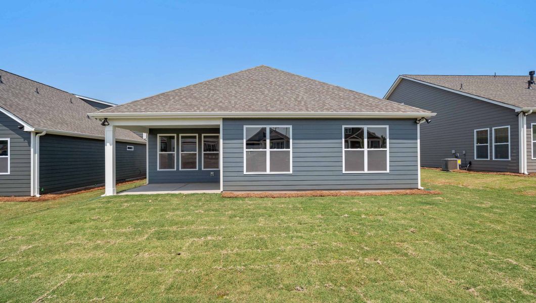 Exterior details and patio area of a home in Cottonwood Ridge, Piedmont (Image 2). Exterior details and patio area of a home in Cottonwood Ridge, Piedmont (Image 2).