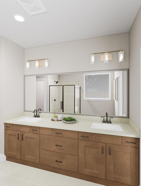 Representative furnished interior of a home built from the Walker by Tri Pointe Homes in Carriage Collection at Painted Tree, McKinney (Image 5).