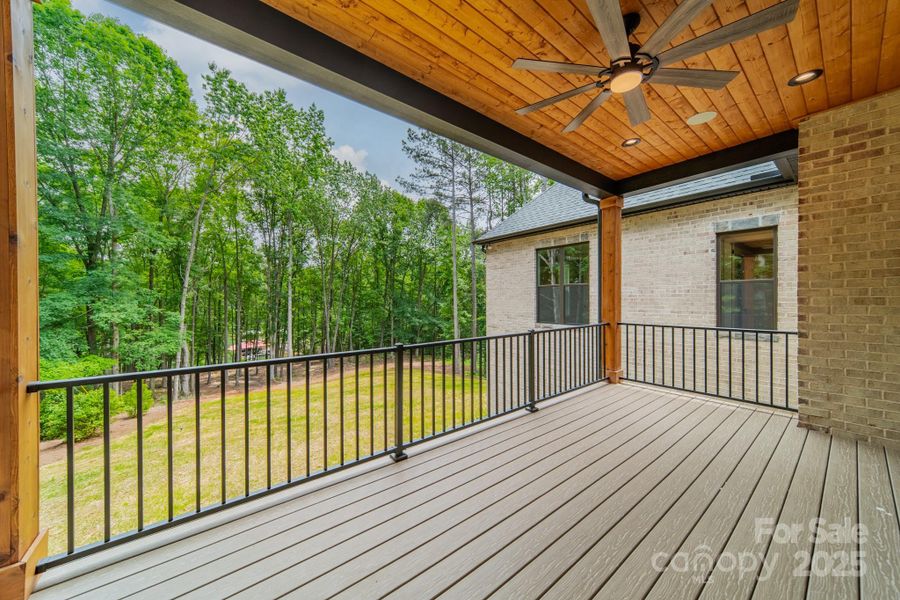 The Main Level Patio off of the Living Room allows you to have stunning views of Lake Norman
