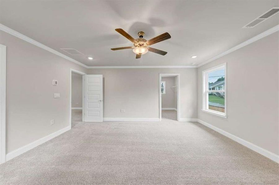Spacious, unfurnished interior of a new home in Scarlett Place, Bowdon (Image 30).