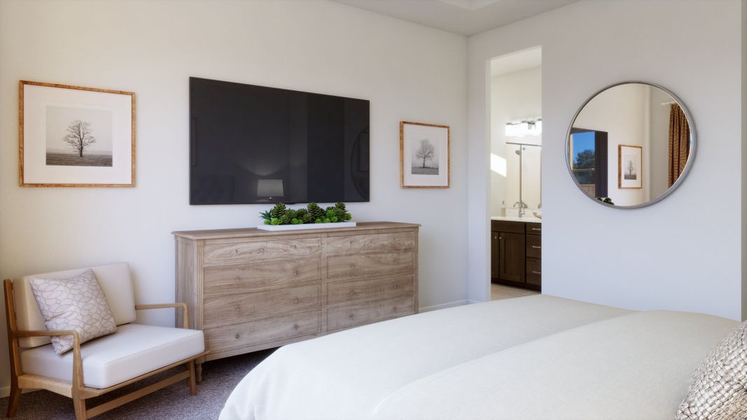 Representative furnished interior of a home built from the Plan 5001 by Risewell Homes in The Estates Collection at Talon Pointe, Thornton (Image 5).