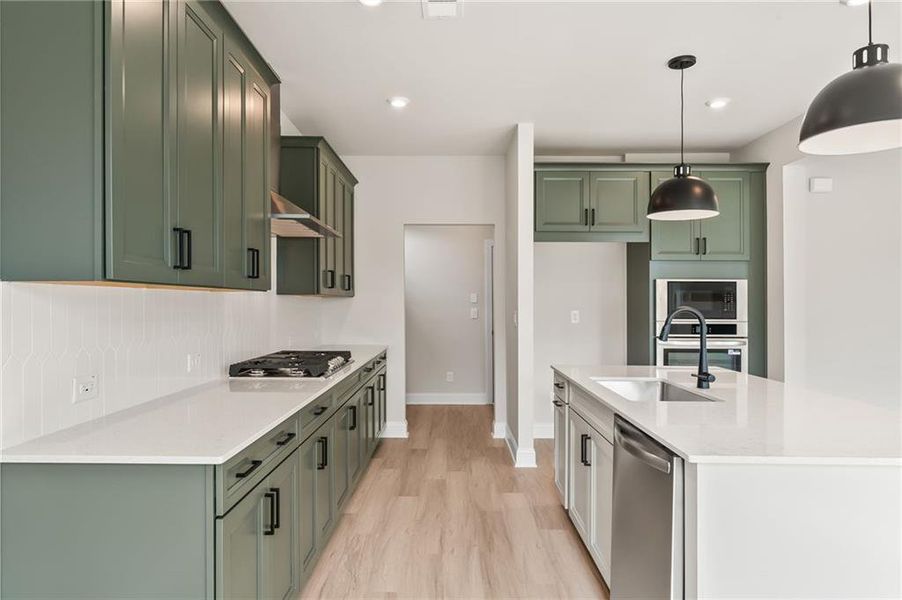 Furnished interior view inside a new home in The Village at Shallowford, Kennesaw (Image 6).