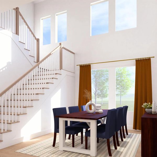 Furnished interior view inside a new home in Grange, Katy (Image 8).