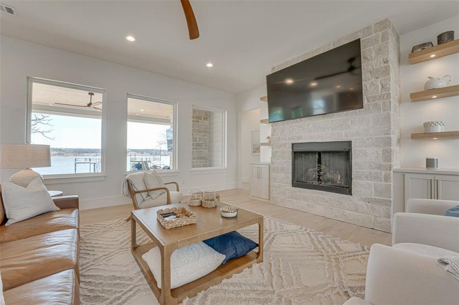 Furnished interior view inside a new home in , Eustace (Image 12).