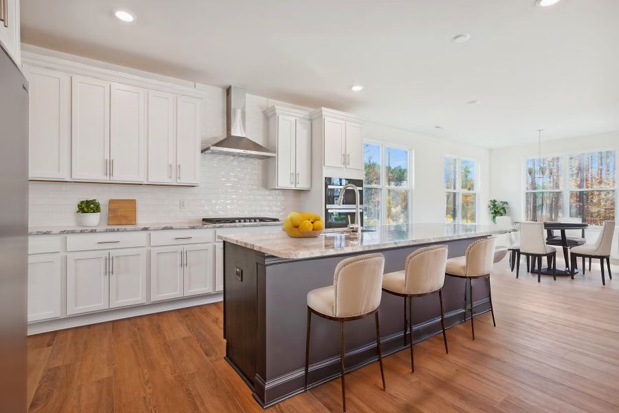 Representative furnished interior of a home built from the Fontana by Caruso Homes in Rolling Meadows, Mooresville (Image 12). Representative furnished interior of a home built from the Fontana by Caruso Homes in Rolling Meadows, Mooresville (Image 12).