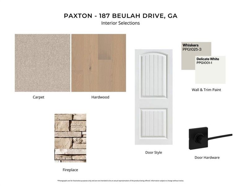 Sample of building materials used in homes in Twin Lakes, Hoschton (Image 3).