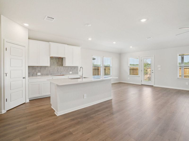 Furnished interior view inside a new home in Arcadia Ridge - Classic Series, San Antonio (Image 5).
