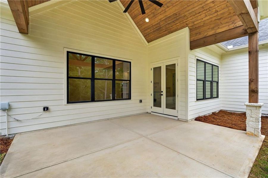 Exterior details and patio area of a home in , Ellijay (Image 4). Exterior details and patio area of a home in , Ellijay (Image 4).