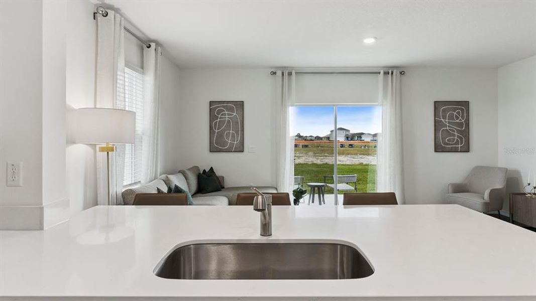 Furnished interior view inside a new home in Crosswinds, Haines City (Image 23).