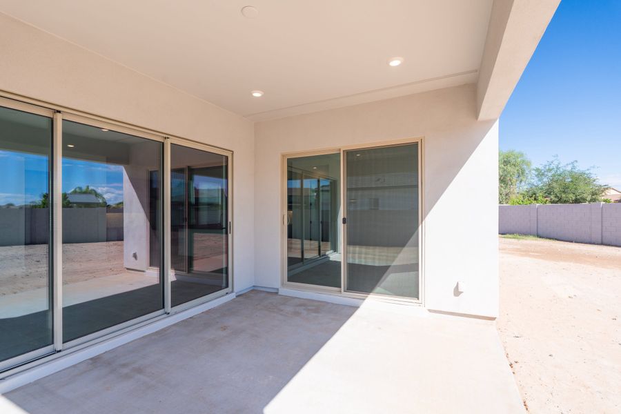 Exterior details and patio area of a home in Terraza, San Tan Valley (Image 2). Exterior details and patio area of a home in Terraza, San Tan Valley (Image 2).