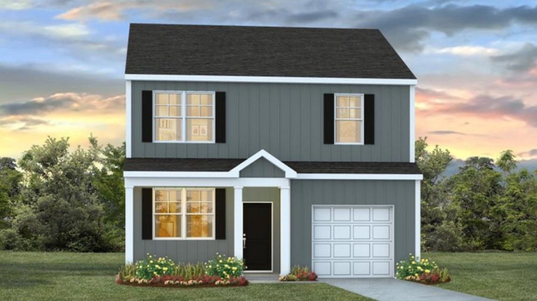 Representative exterior photo of a completed home built from the BRANDON by D.R. Horton in Huggins Hill, Manning, SC (Image 2). Representative exterior photo of a completed home built from the BRANDON by D.R. Horton in Huggins Hill, Manning, SC (Image 2).