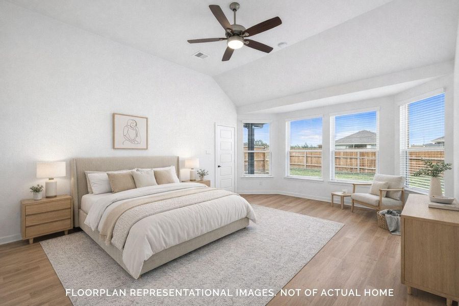 Furnished interior view inside a new home in Sorella, Tomball (Image 7).