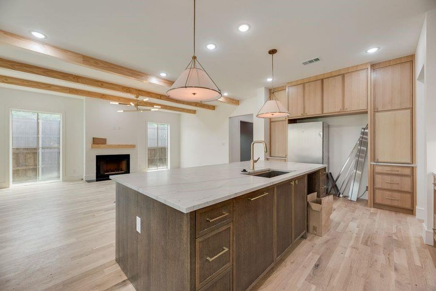 Furnished interior view inside a new home in , Dallas (Image 6).