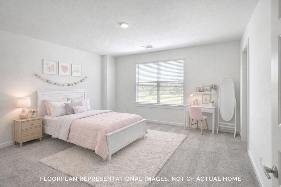 Furnished interior view inside a new home in Sorella, Tomball (Image 10).