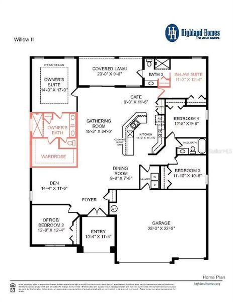 2D floor plan layout of this home in Copperleaf, Ocala, FL (Image 2). 2D floor plan layout of this home in Copperleaf, Ocala, FL (Image 2).