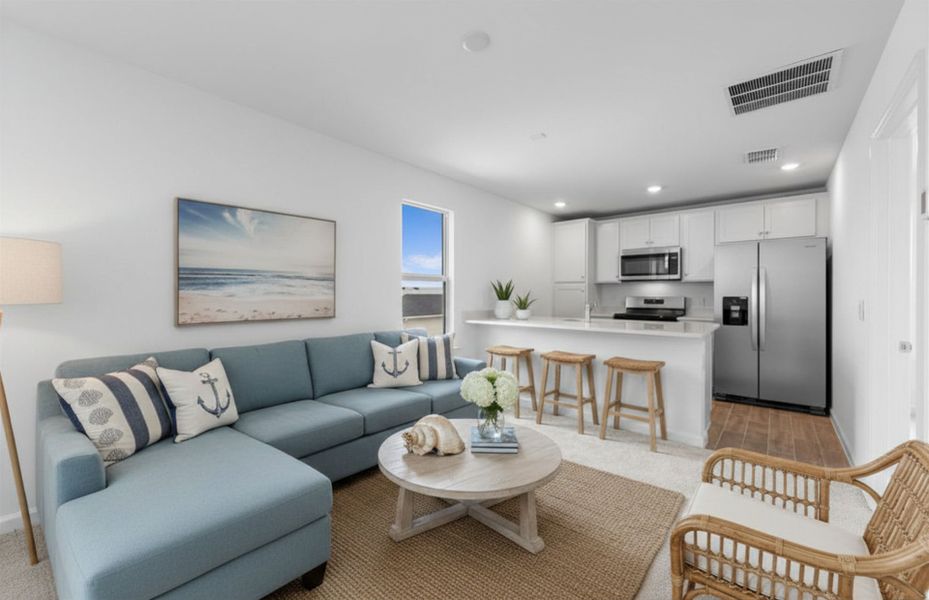 Representative furnished interior of a home built from the Mabel II with ADU by Pulte Homes in SeaFlower, Bradenton (Image 45).