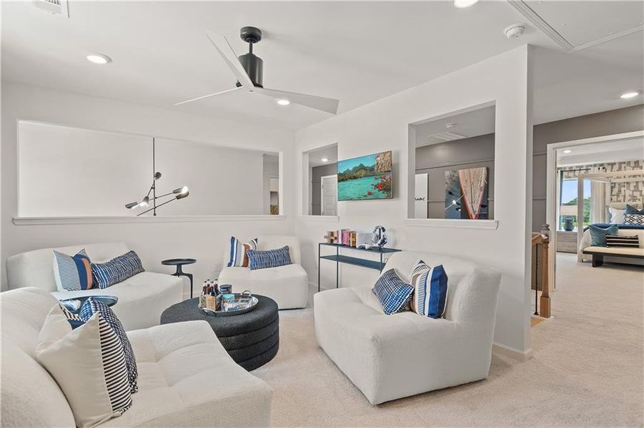 Furnished interior view inside a new home in Westwind Estates, Hampton (Image 37).