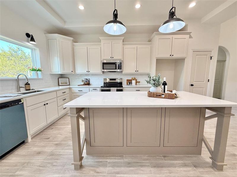 Furnished interior view inside a new home in , Granbury (Image 5). Furnished interior view inside a new home in , Granbury (Image 5).