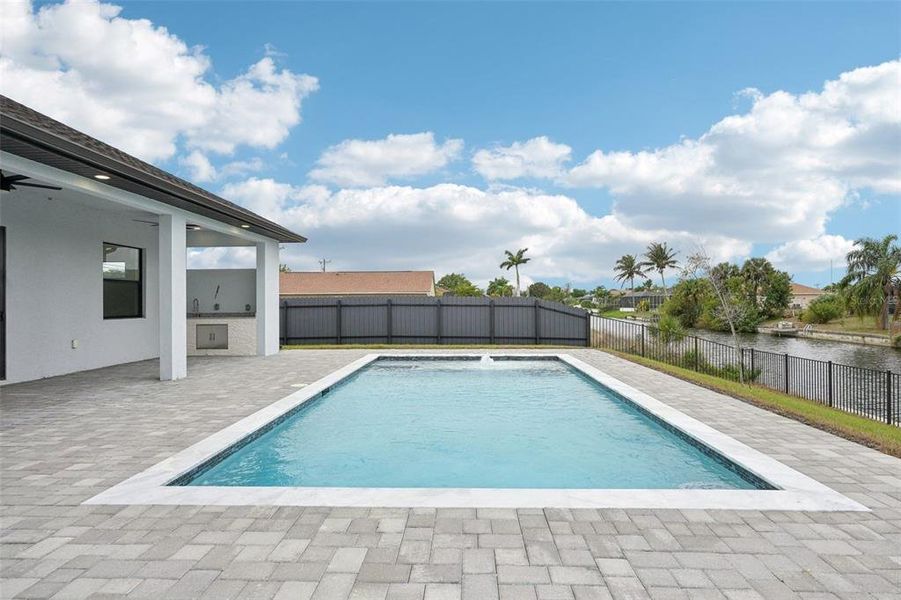 Exterior details and patio area of a home in , Cape Coral (Image 20).