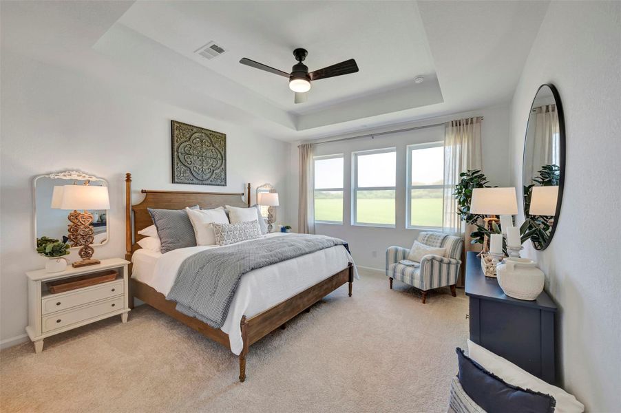 Spacious primary suite (*Photo not of actual home and used for illustration purposes only.) Spacious primary suite (*Photo not of actual home and used for illustration purposes only.)