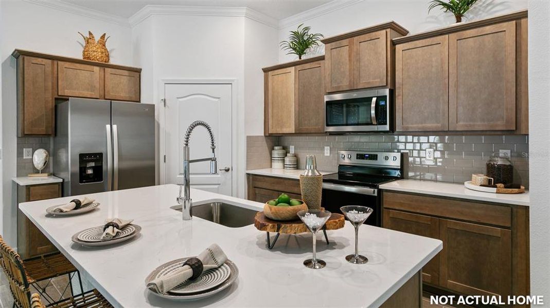 Furnished interior view inside a new home in Sawmill Branch, Palm Coast (Image 8).
