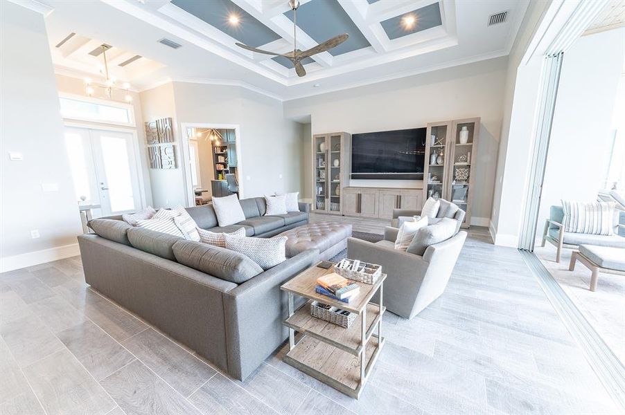 Furnished interior view inside a new home in , Punta Gorda (Image 13).