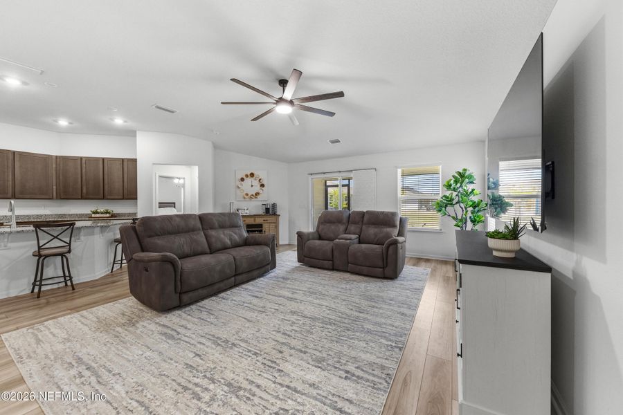 Furnished interior view inside a new home in Copper Ridge, Jacksonville (Image 12).