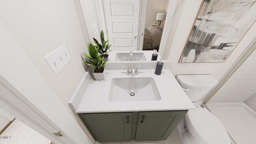 Guest Bath - Dirty Martini Interior