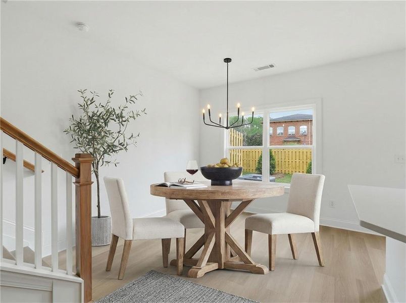 Furnished interior view inside a new home in , Ball Ground (Image 11).