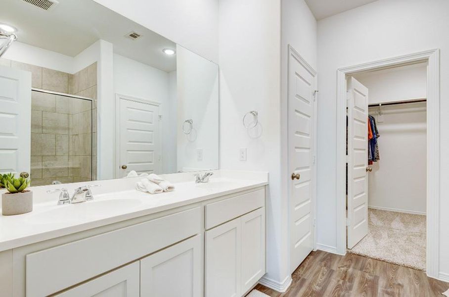 Furnished interior view inside a new home in , Katy (Image 9). Furnished interior view inside a new home in , Katy (Image 9).