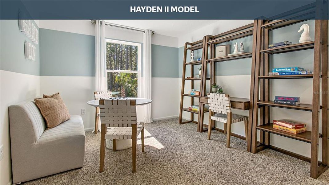 Furnished interior view inside a new home in Sawmill Branch, Palm Coast (Image 17).