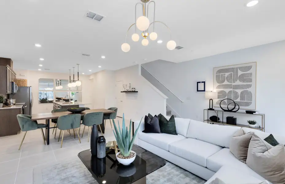 Furnished interior view inside a new home in The Cove at Nona Sound, Orlando (Image 7).