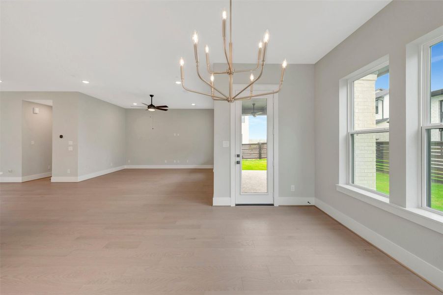 Spacious, unfurnished interior of a new home in Easthaven at Bridgeland Central - Horizon Collection, Cypress (Image 7).