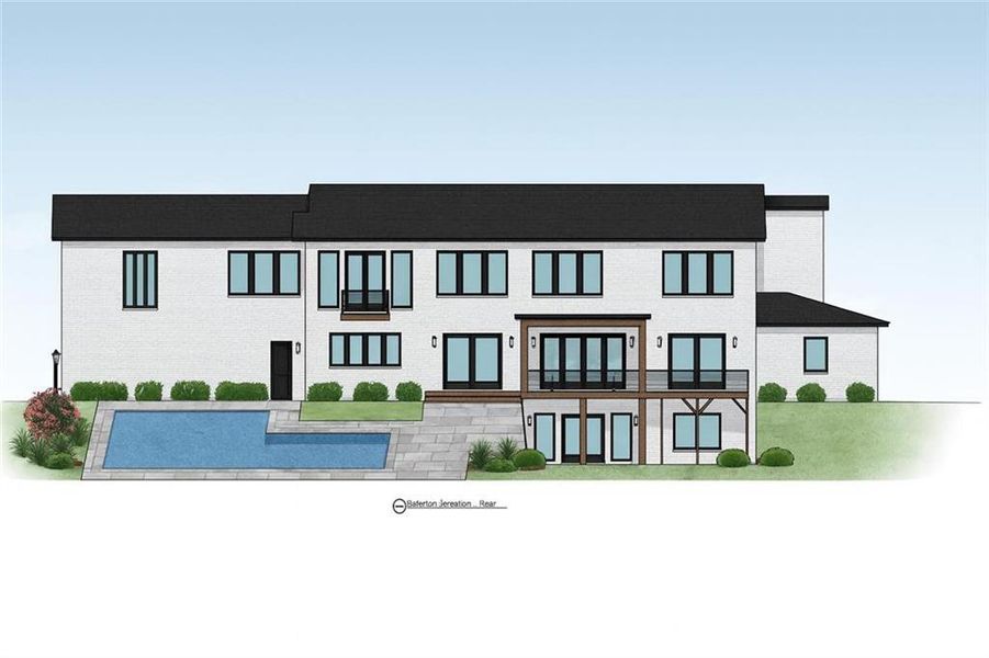 Exterior rendering of this home design in , Atlanta, GA (Image 3). Exterior rendering of this home design in , Atlanta, GA (Image 3).